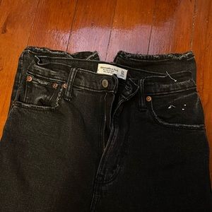 Abercrombie and Fitch the ankle straight ultra high rise size 00R 24